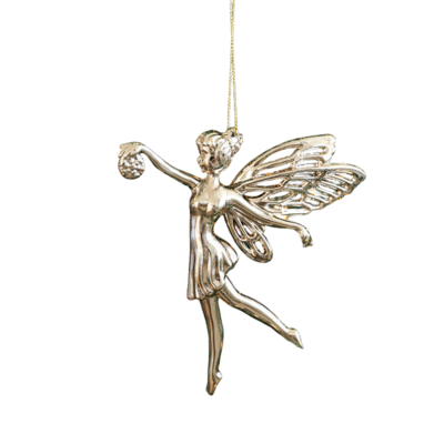 Chrome Christmas Ornament - Tinker Bell
