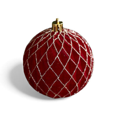 Velvet Christmas Ornament - Bauble