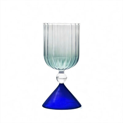 Classic Cocktail Glass in Blue & Navy