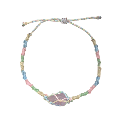 Meraki Town - Single Stone Bracelet in Amethyst