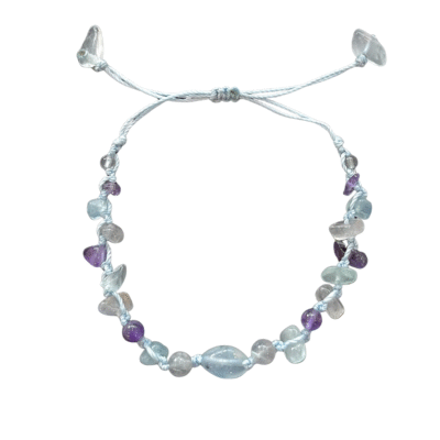 Meraki Town - Niwa Bracelet in Green Aventurine, Amethyst, Clear Quartz and Citrine