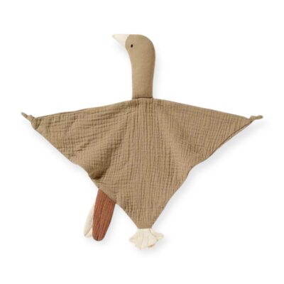 Ducky Muslin Comforter Blanket in Tan