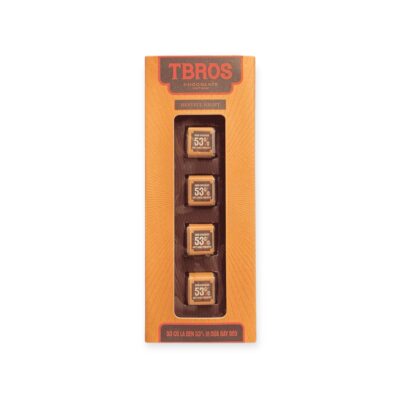 Tbros Chocolate - Dark Chocolate 53% With Soft-dried Pineapple 18g