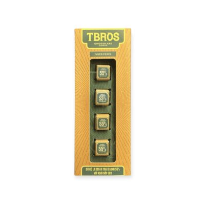Tbros Chocolate - Dark Chocolate 55% Oolong Tea With Soft-dried Mango 18g