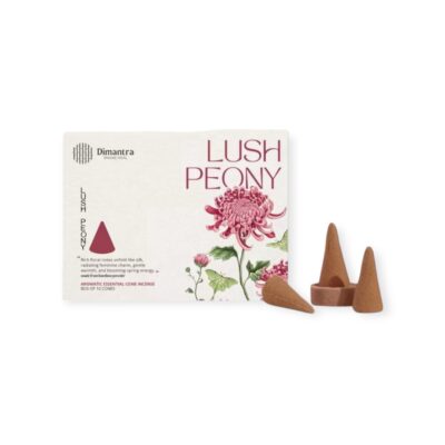 Dimantra - "Lush Peony" Cone Incense